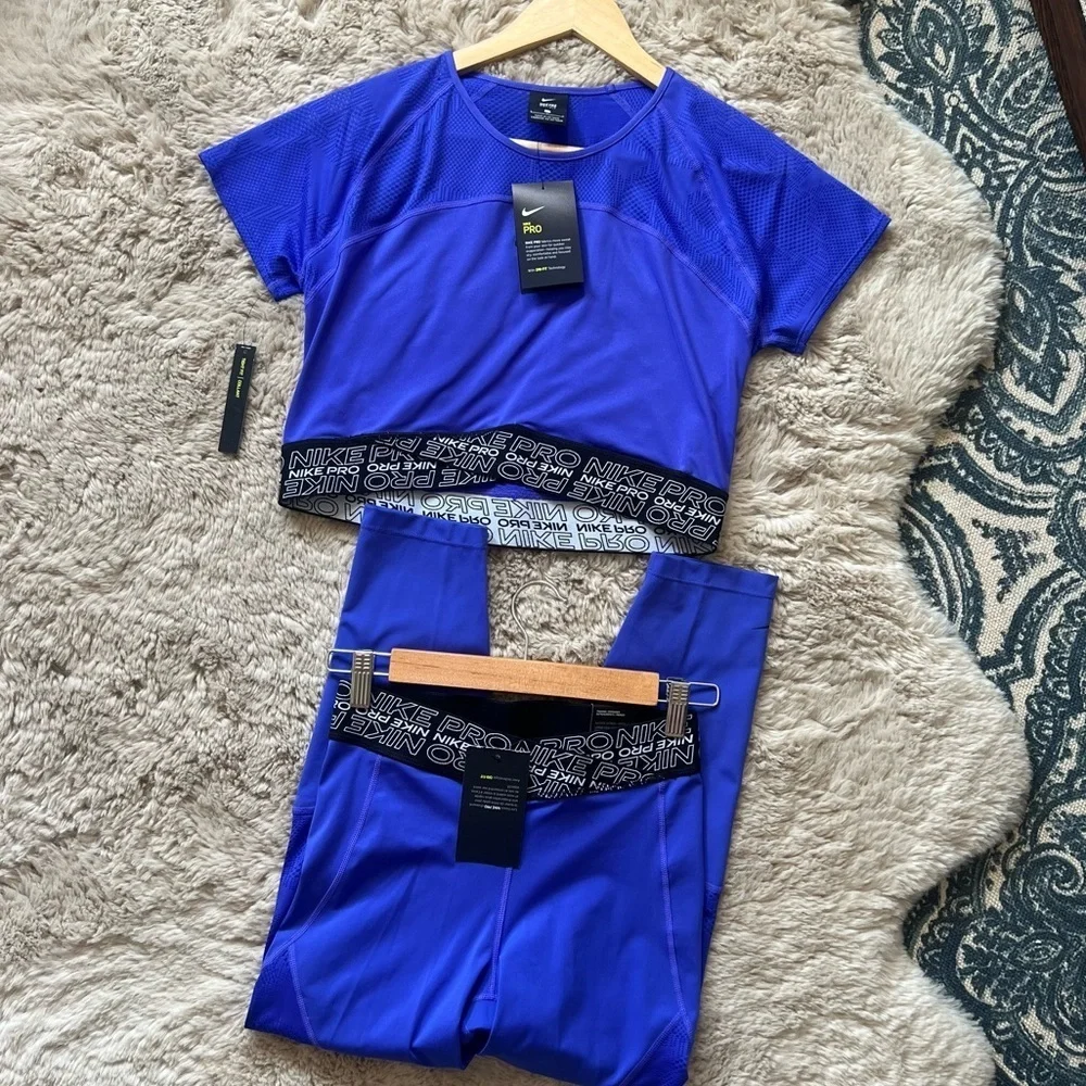 NWT Nike Pro Dri-Fit Crop Top size L